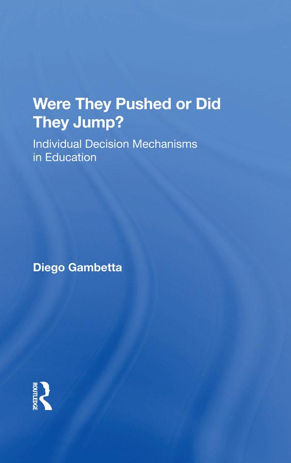 Were They Pushed Or Did They Jump? by Diego Gambetta