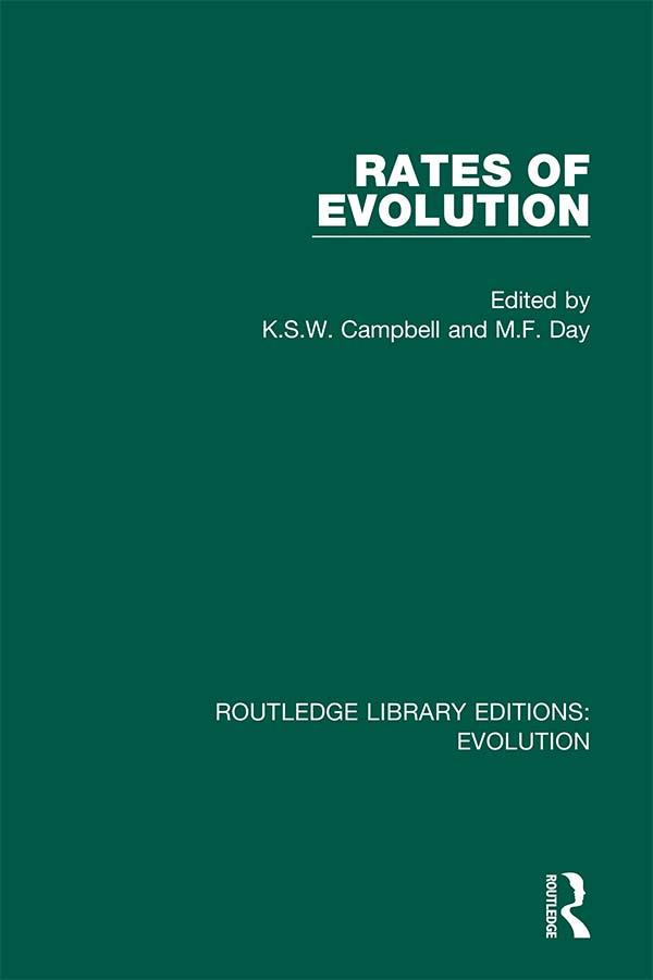 Rates of Evolution by K.S.W Campbell, M.F. Day