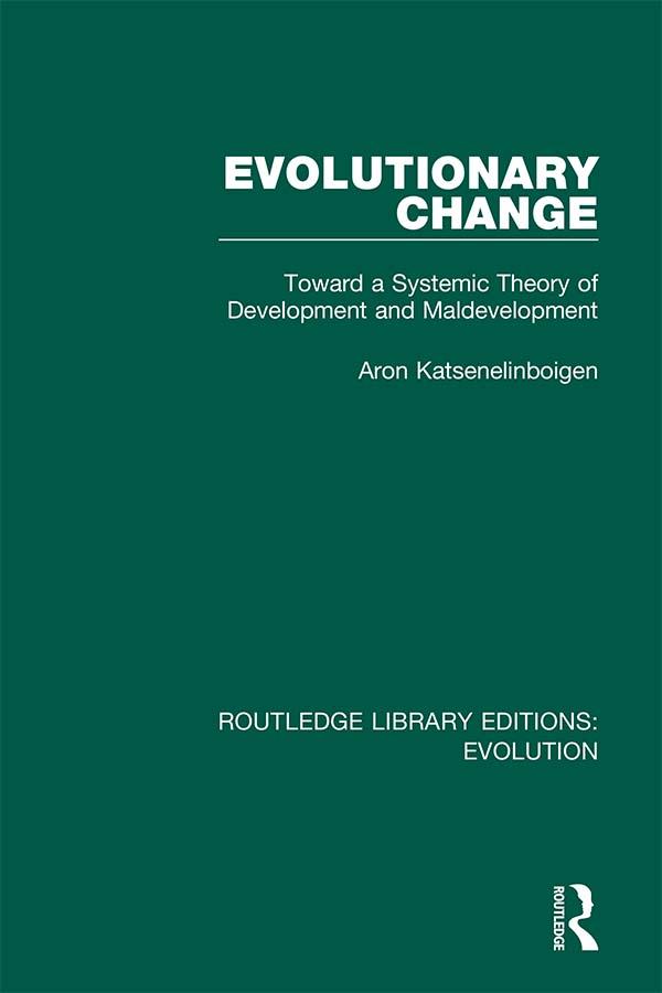 Evolutionary Change by Aron Katsenelinboigen