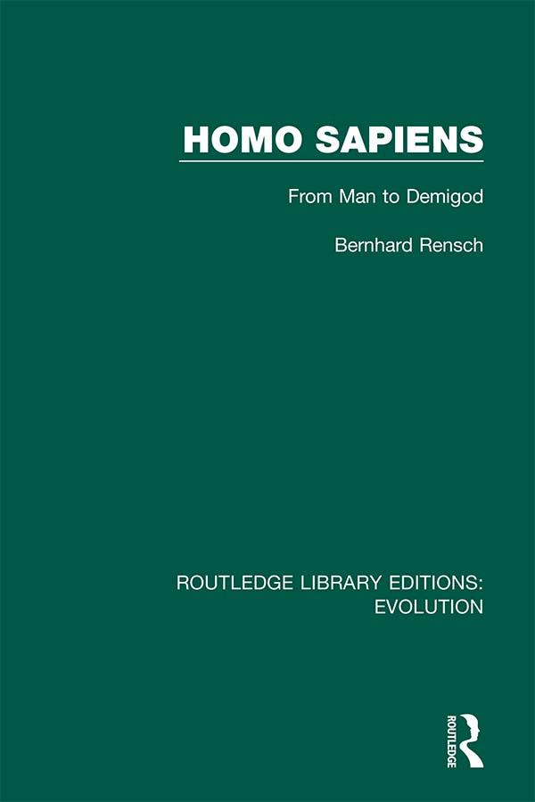 Homo Sapiens by Bernhard Rensch