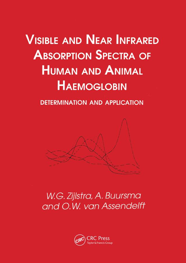 Visible and Near Infrared Absorption Spectra of Human and Animal Haemoglobin determination and application by Buursma, van Assendelft, Zijlstra