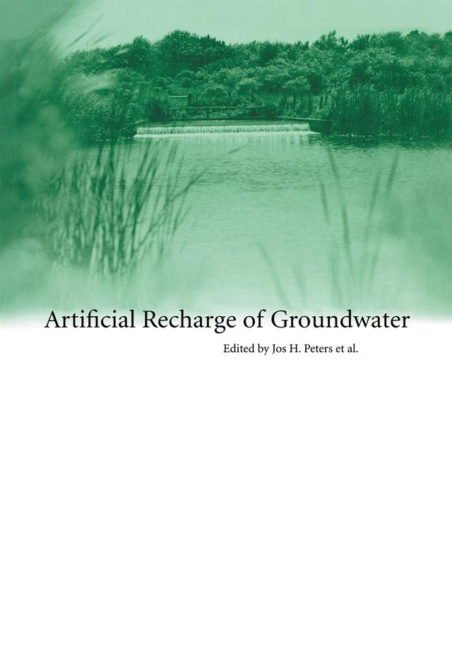 Artificial Recharge of Groundwater by et al, Jos H. Peters