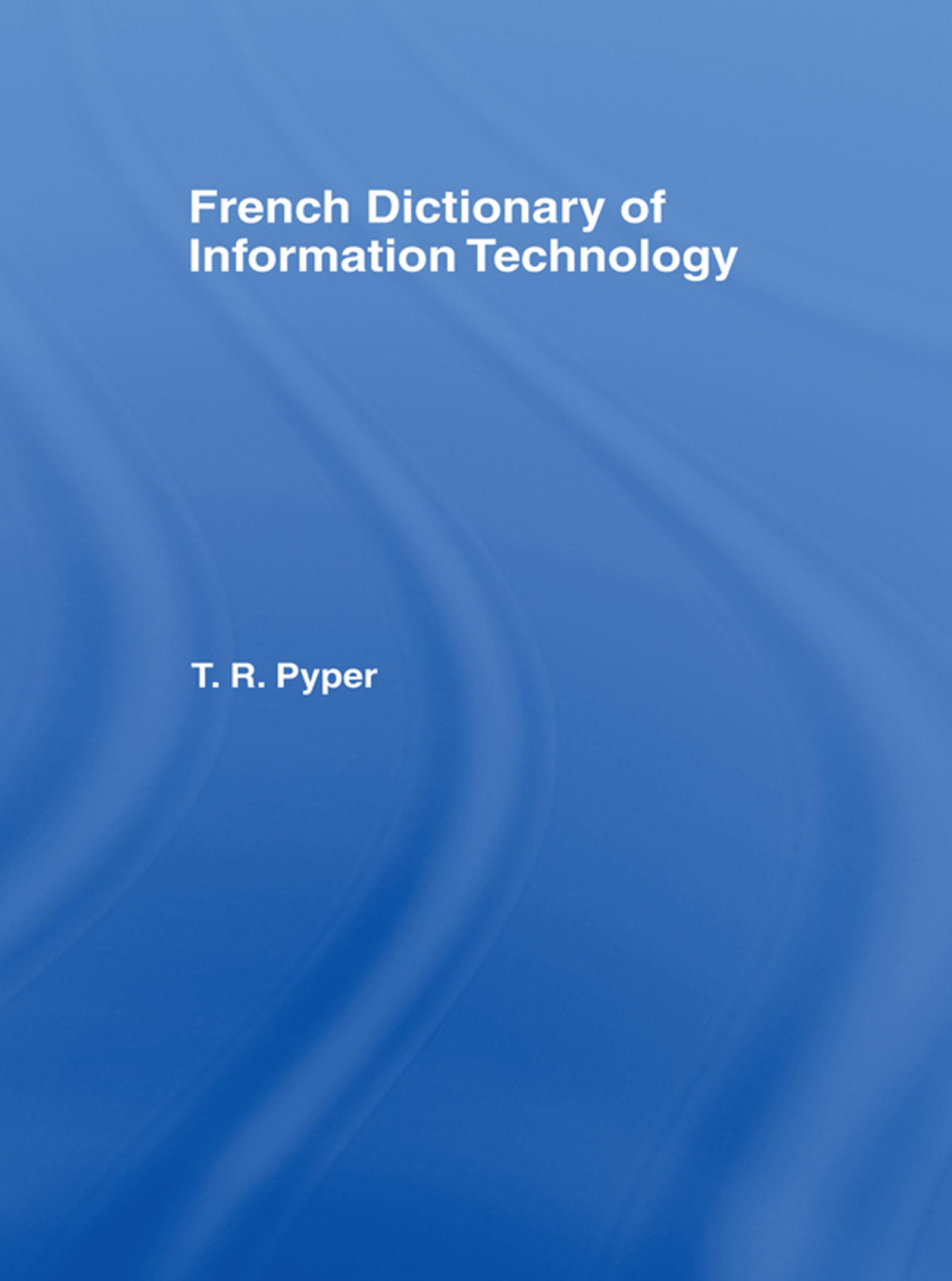 French Dictionary of Information Technology