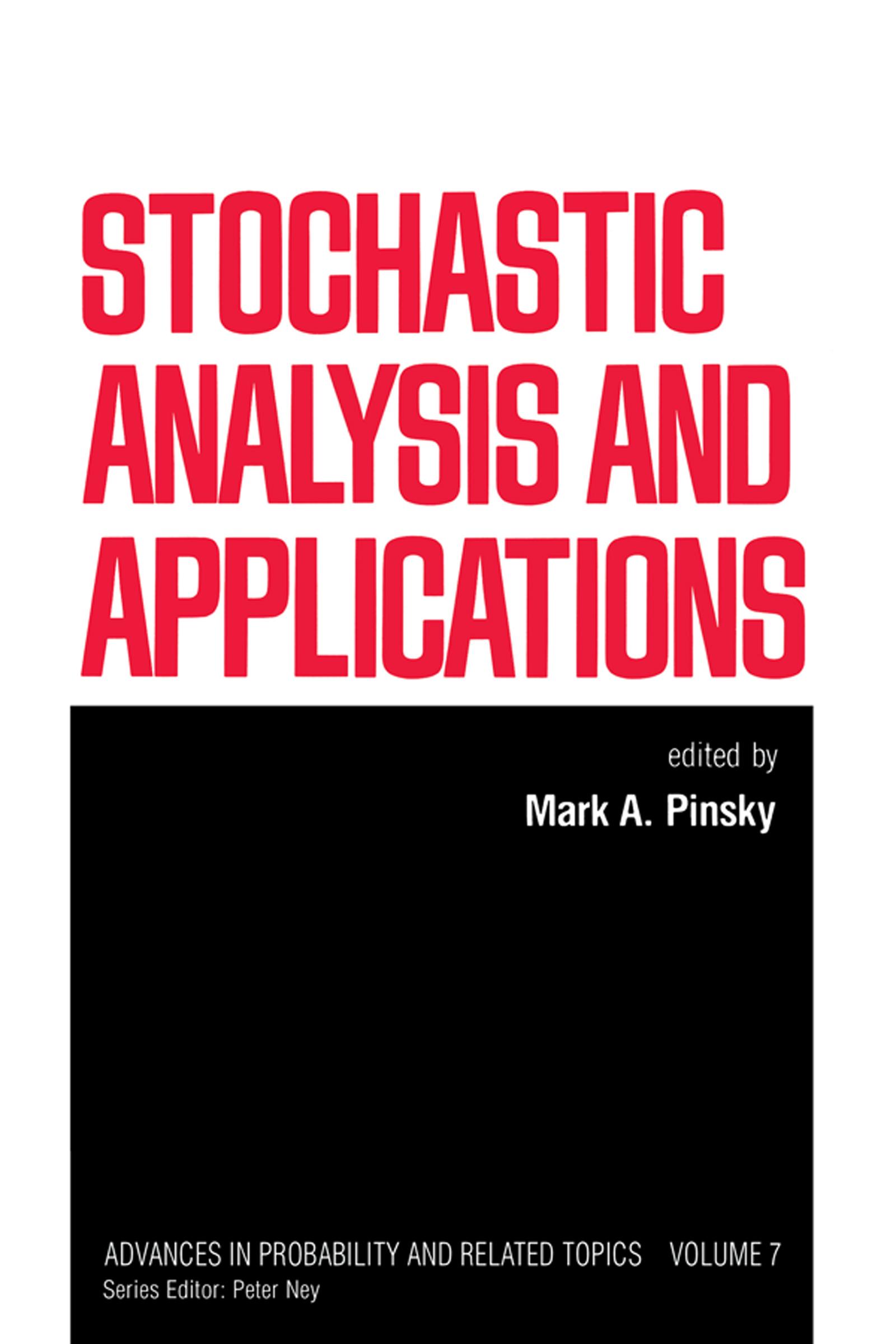 Stochastic Analysis and Applications