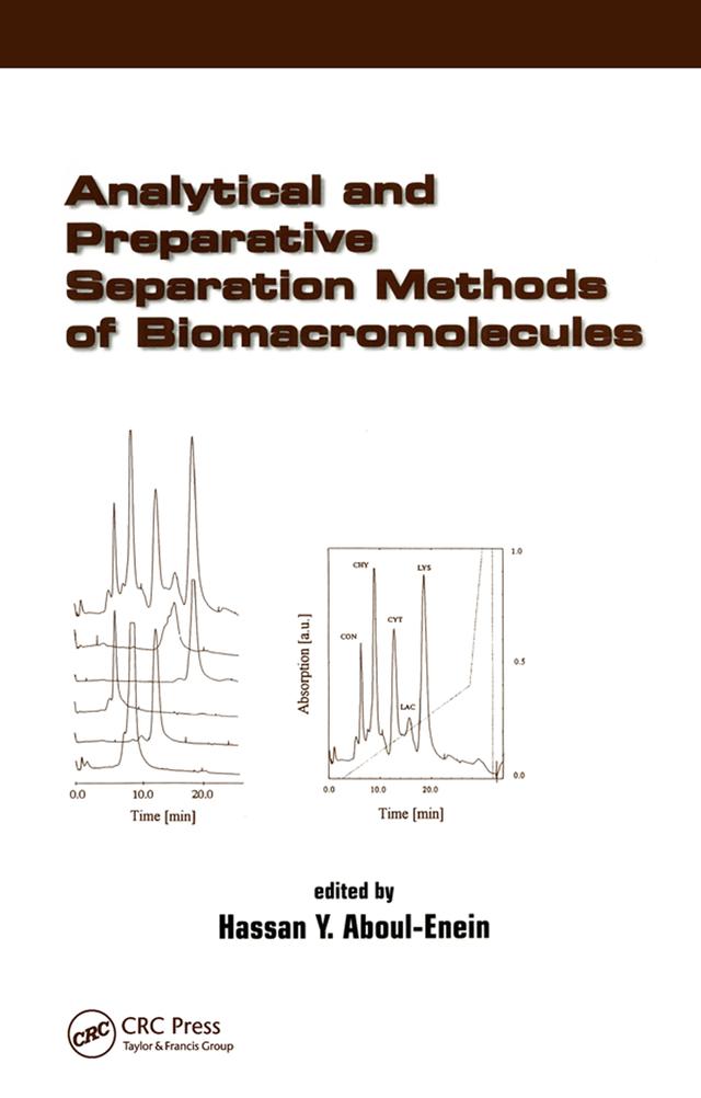 Analytical and Preparative Separation Methods of Biomacromolecules by Hassan Y. Aboul-Enein