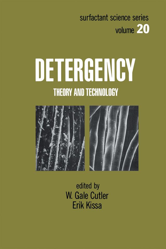 Detergency by G. Cutler