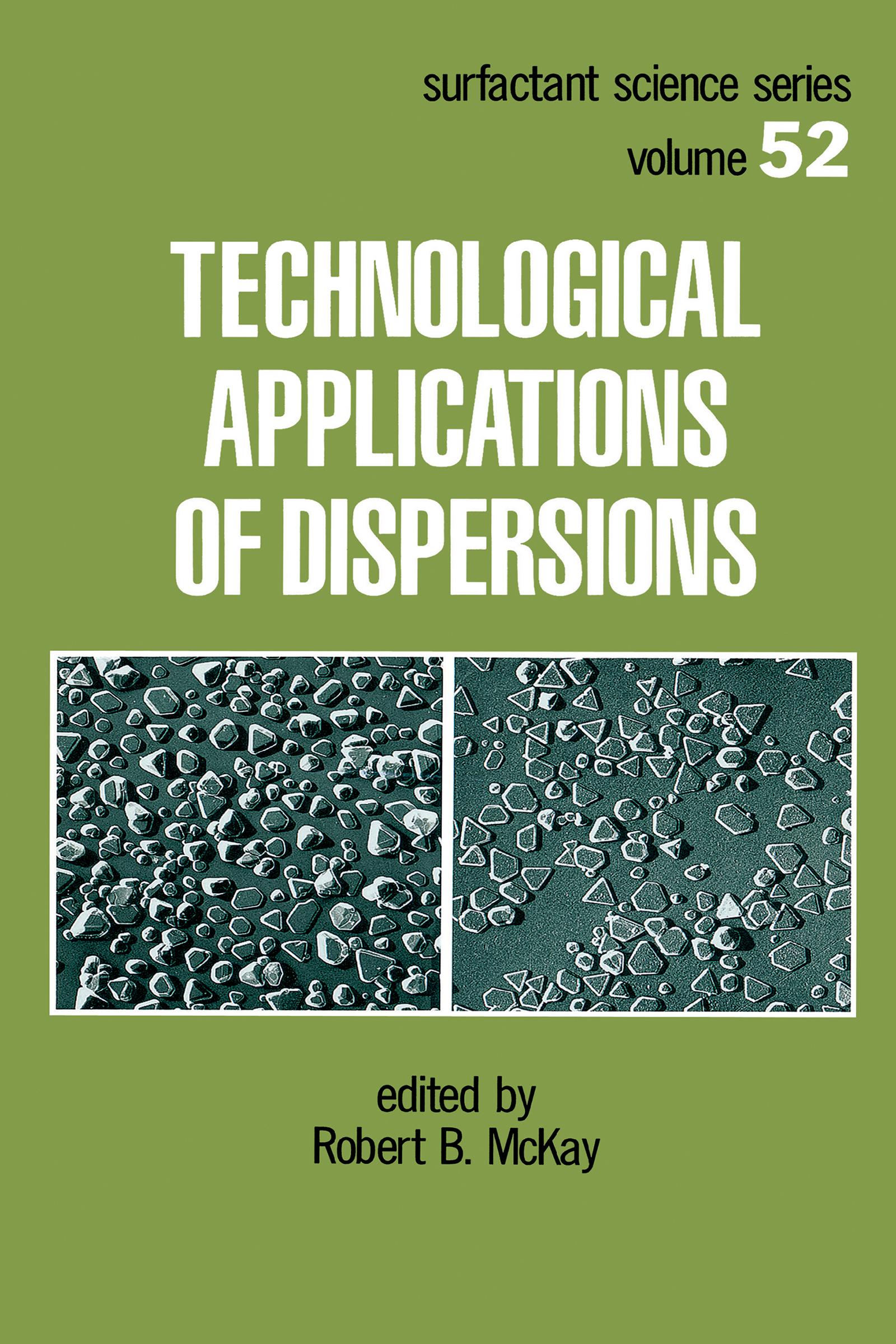 Technological Applications of Dispersions