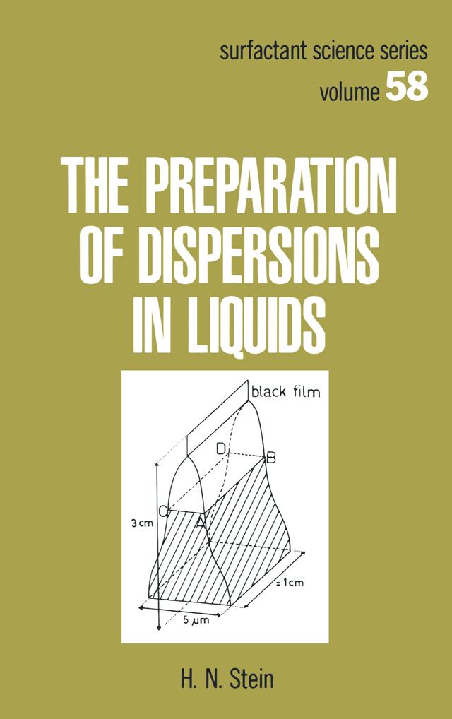 The Preparation of Dispersions in Liquids by H.N. Stein
