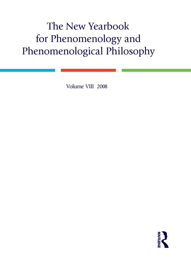 New Yearbook for Phenomenology and Phenomenological Philosophy by Burt Hopkins, John Drummond