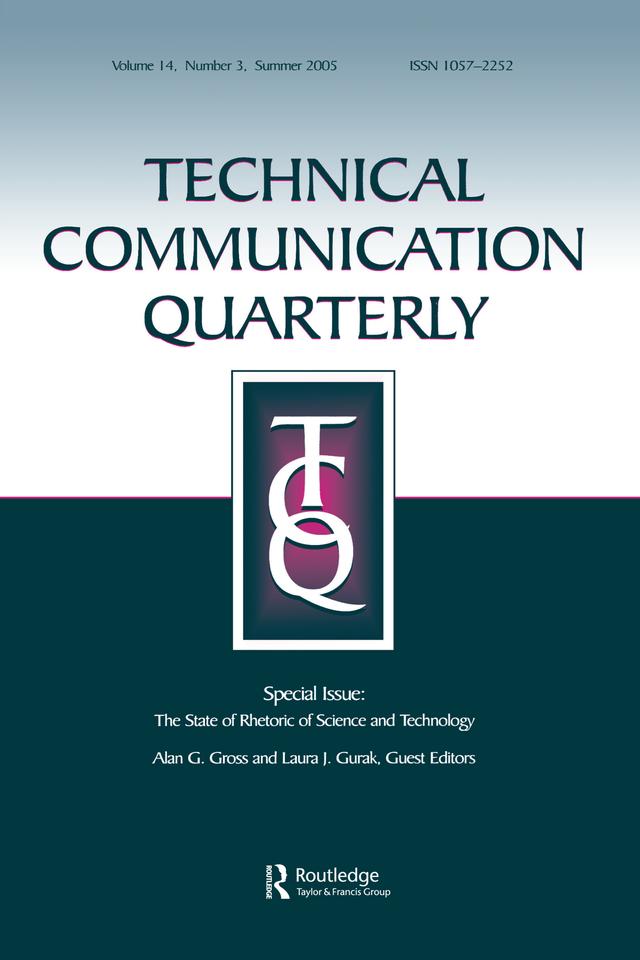 The State of Rhetoric of Science and Technology by Alan G. Gross, Laura J. Gurak