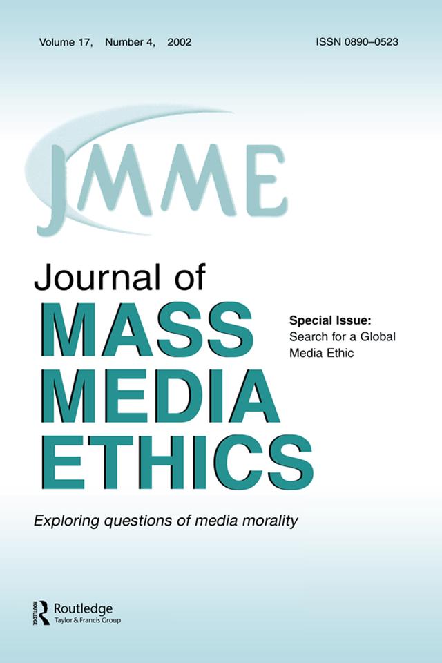 Search for A Global Media Ethic by Jay Black, Ralph D. Barney