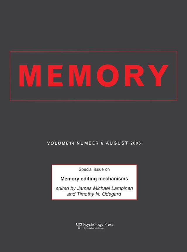 Memory Editing Mechanisms by Martin A. Conway, Susan E. Gathercole