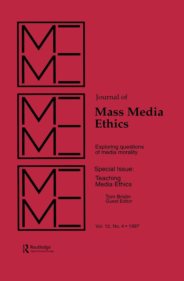 Teaching Media Ethics by Tom Brislin