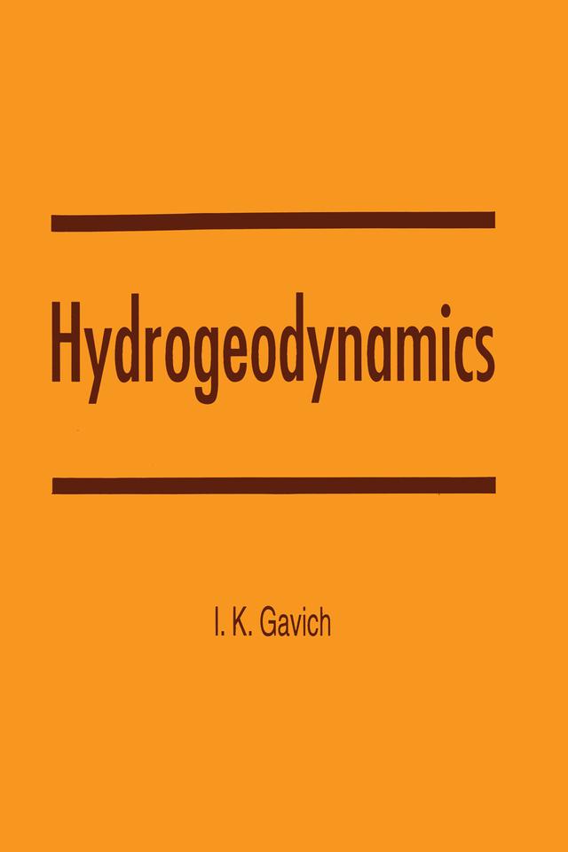 Hydrogeodynamics by I.K. Gavich