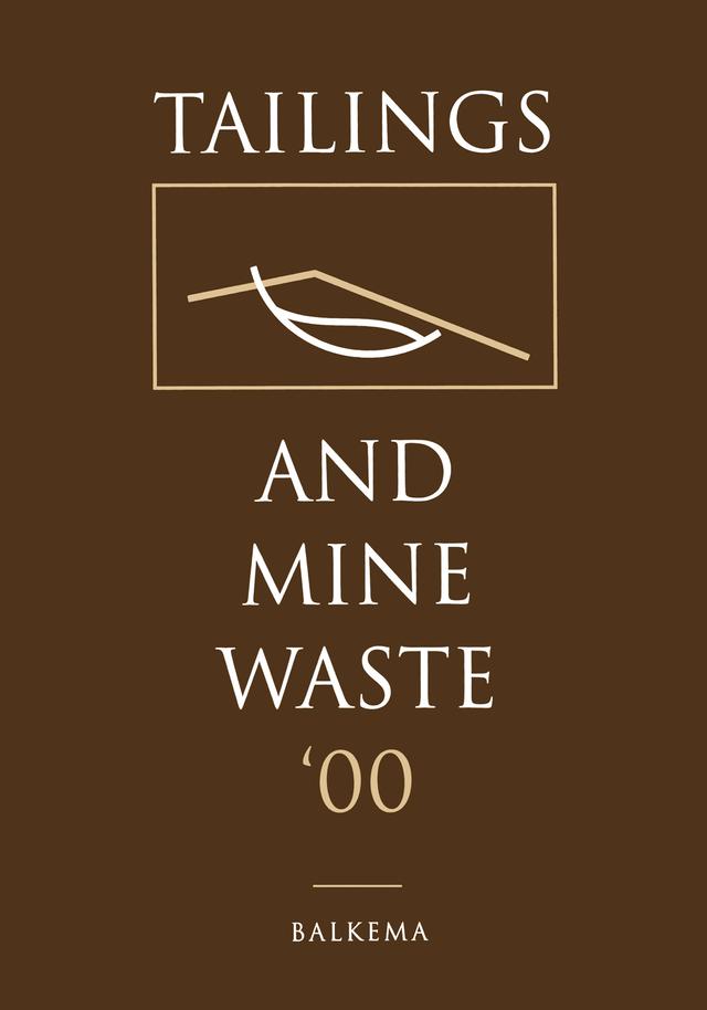 Tailings and Mine Waste 2000 by A. A. Balkema Publishers