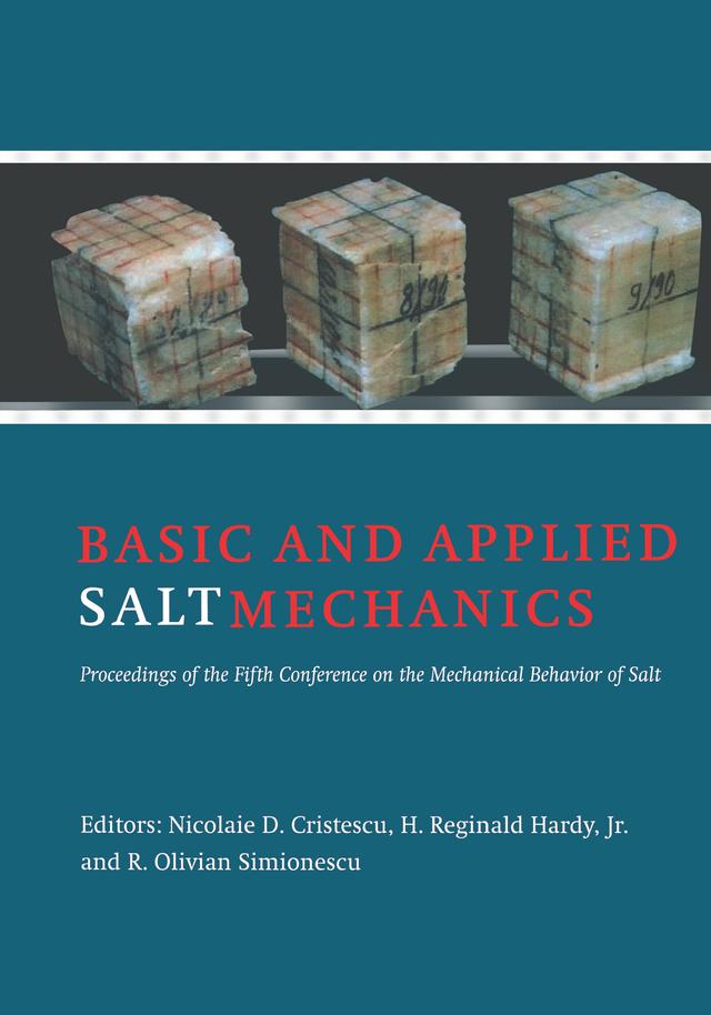 Basic and Applied Salt Mechanics by H.R. Hardy, N.D. Cristescu, R.O. Simionescu