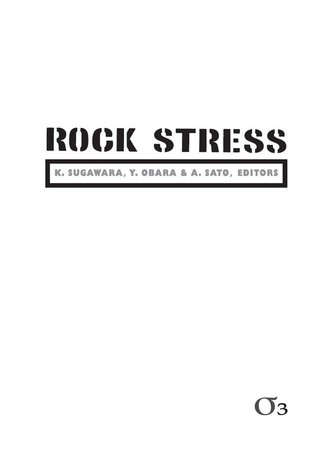 Rock Stress '03 by A. Sato, K. Sugawara, Y. Obara