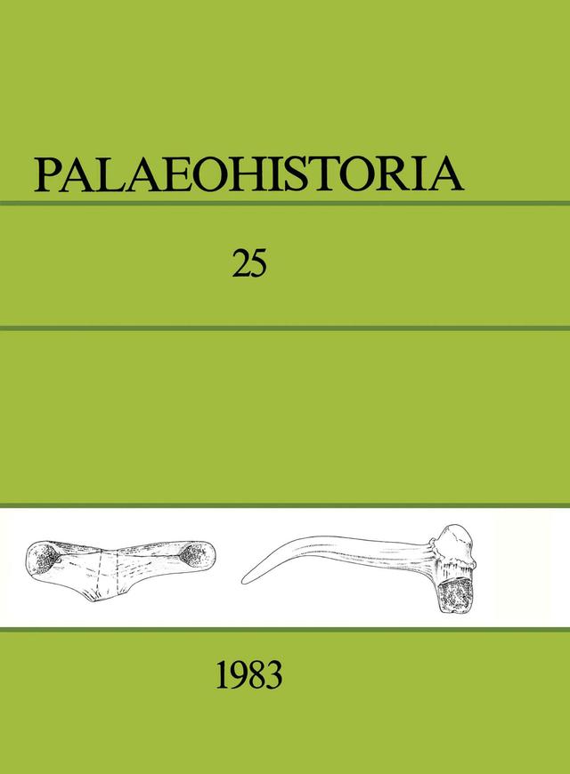 Palaeohistoria 25 (1983) by Institute of Archaeology