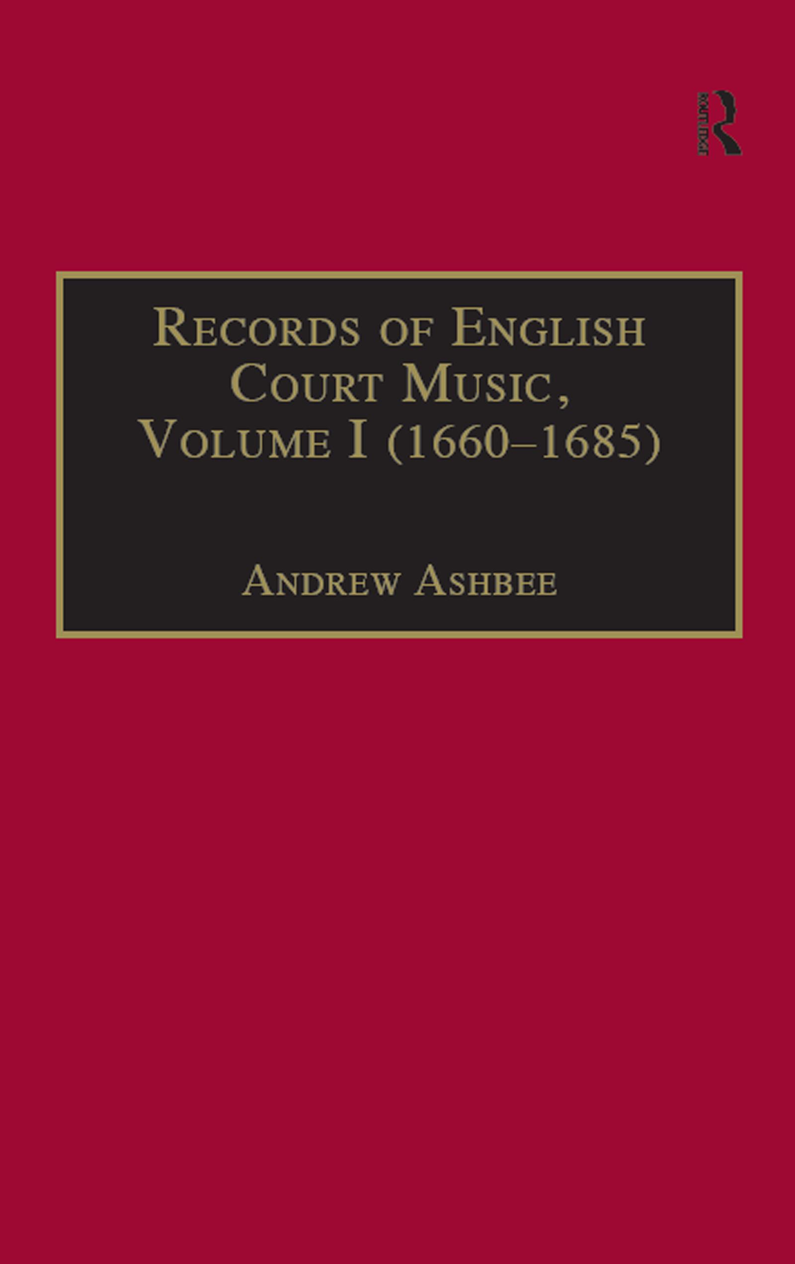 Records of English Court Music