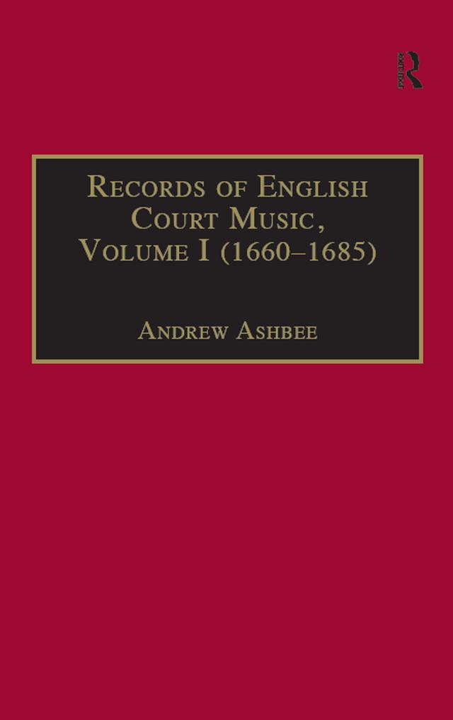 Records of English Court Music by Andrew Ashbee