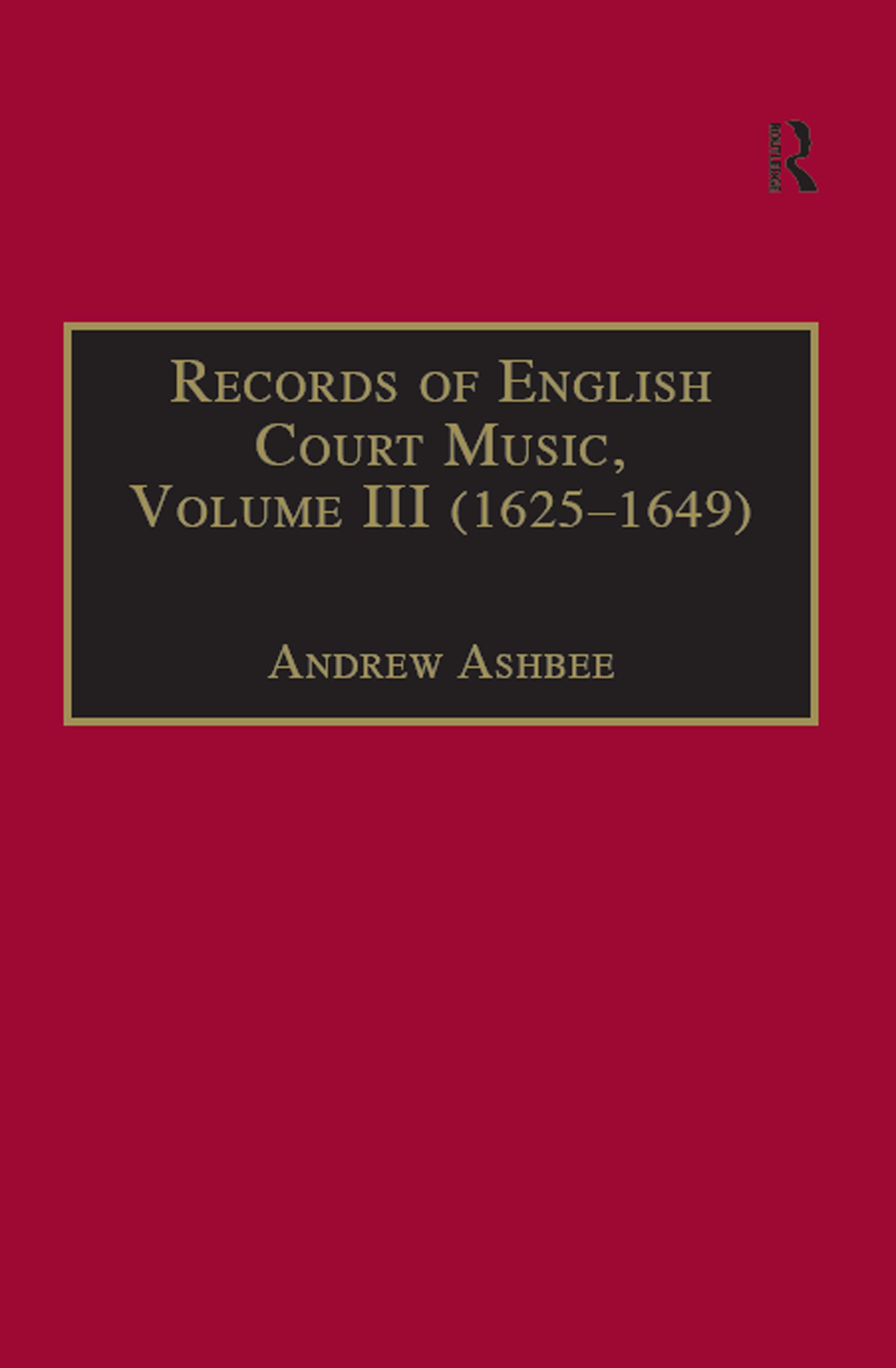 Records of English Court Music