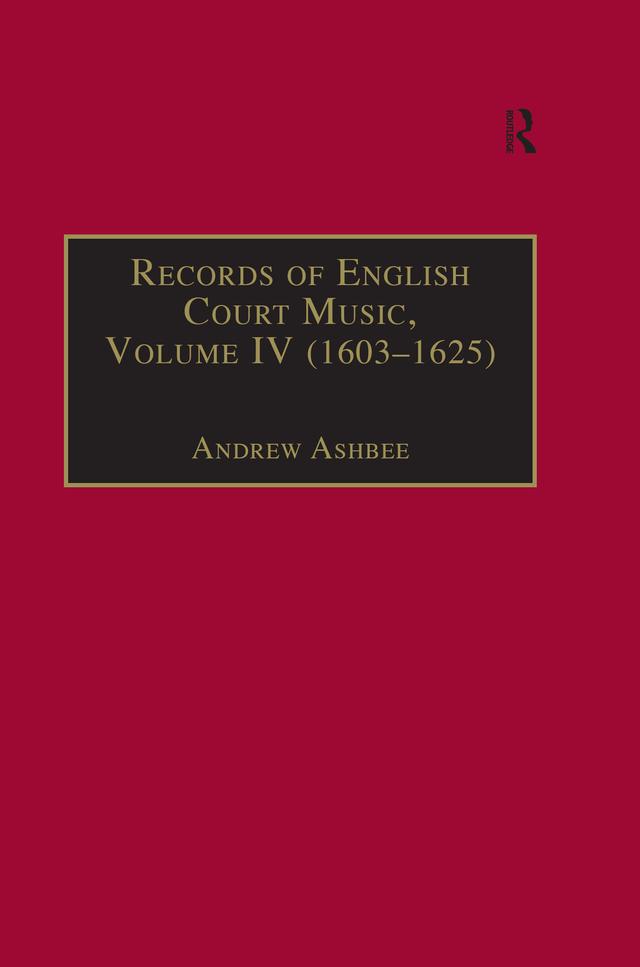 Records of English Court Music by Andrew Ashbee