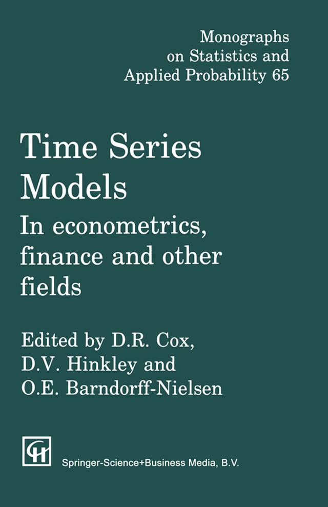 Time Series Models by D.R. Cox, D.V. Hinkley, O.E. Barndorff-Nielsen