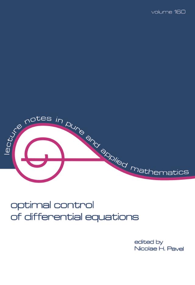 Optimal Control of Differential Equations by Nicolae H. Pavel