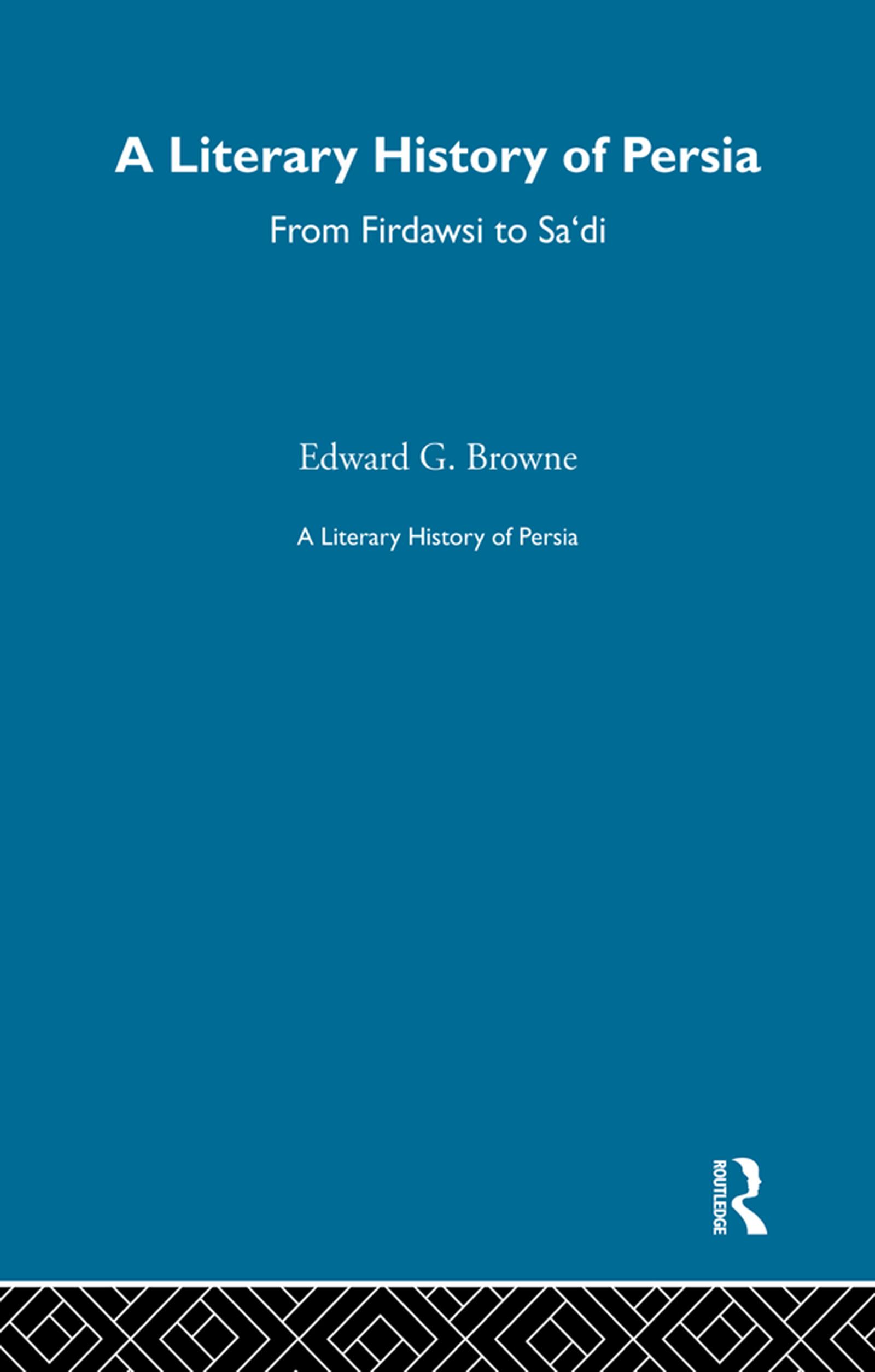 A Literary History of Persia