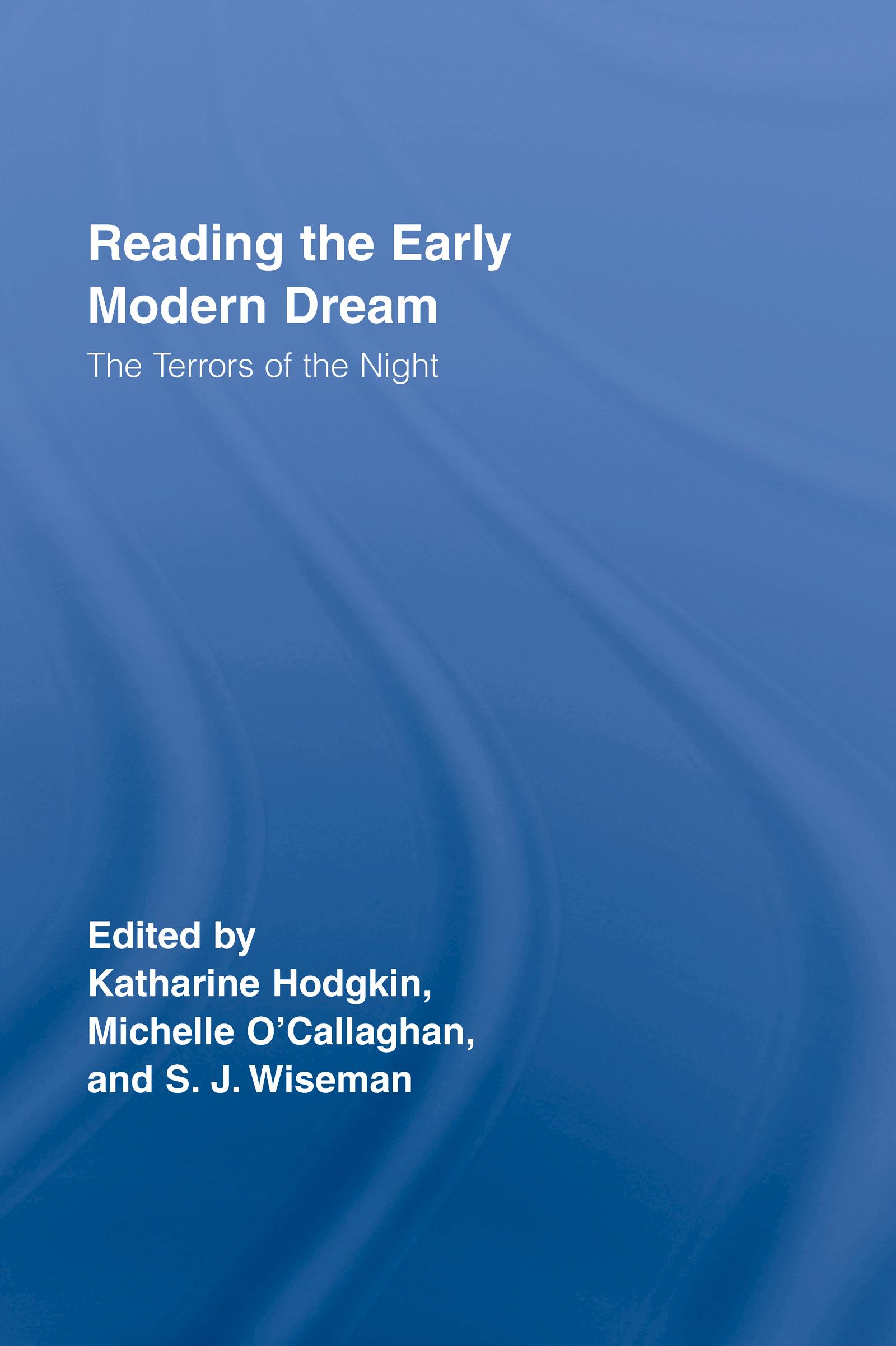 Reading the Early Modern Dream