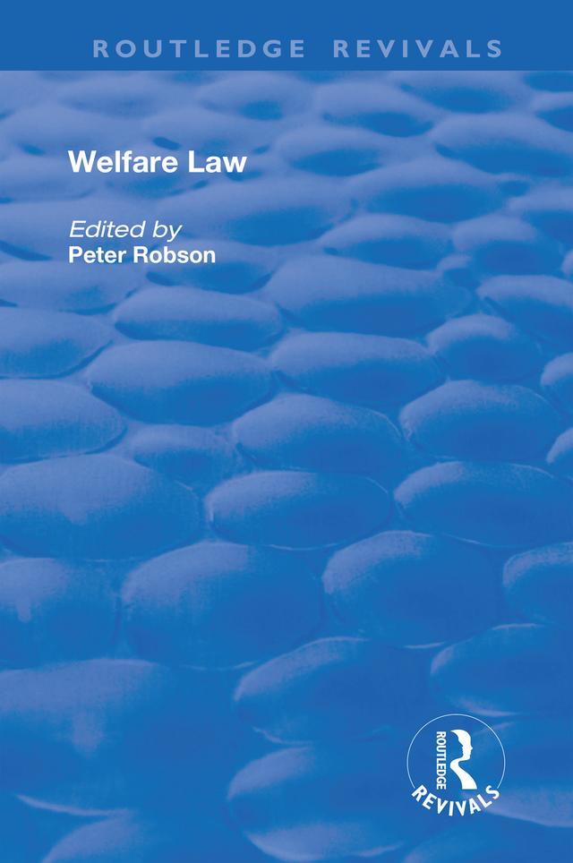 Welfare Law by Lucy A. Williams
