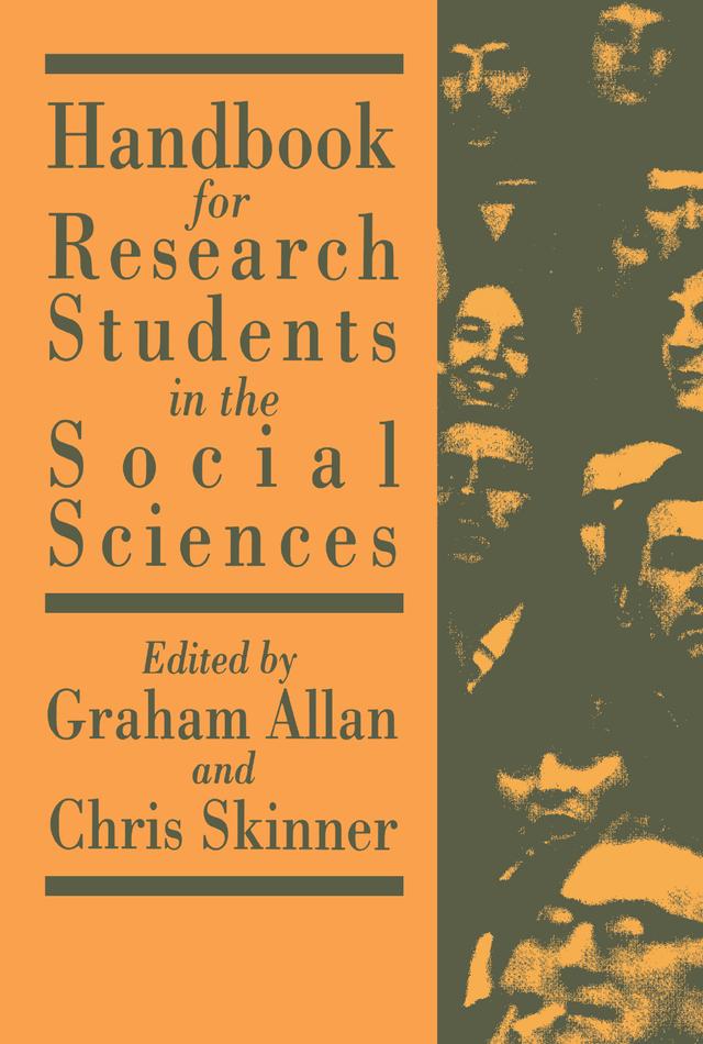 Handbook for Research Students in the Social Sciences by Chris Skinner, Graham Allan