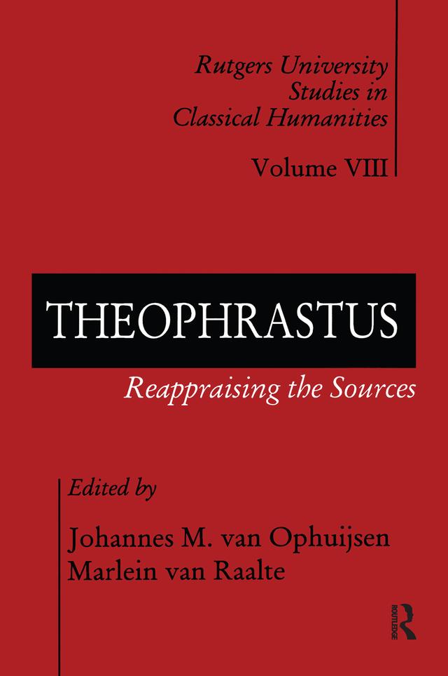 Theophrastus by Johannes M. van Ophuijsen, Marlein van Raalte