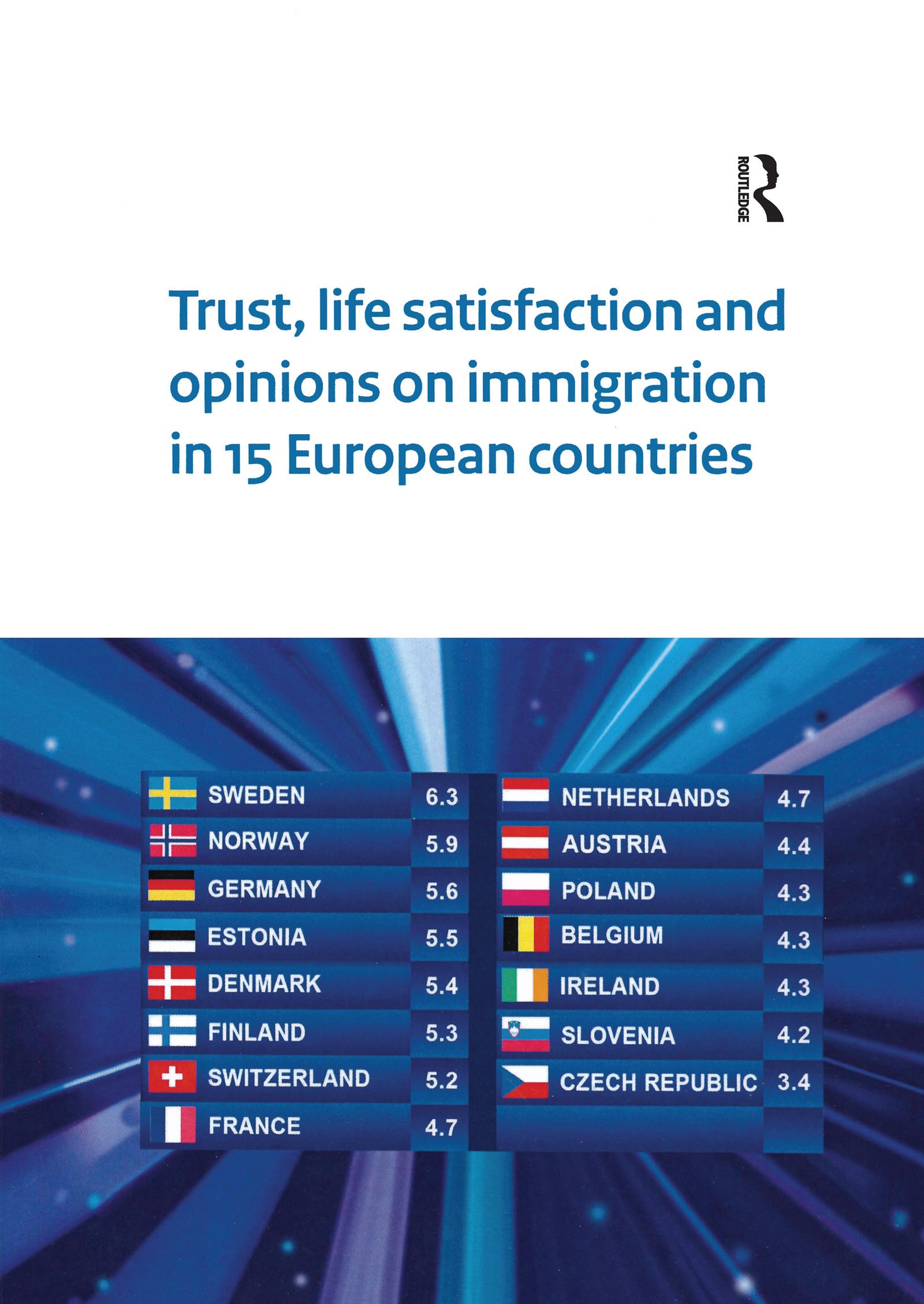 Trust, Life Satisfaction and Opinions on Immigration in 15 European Countries