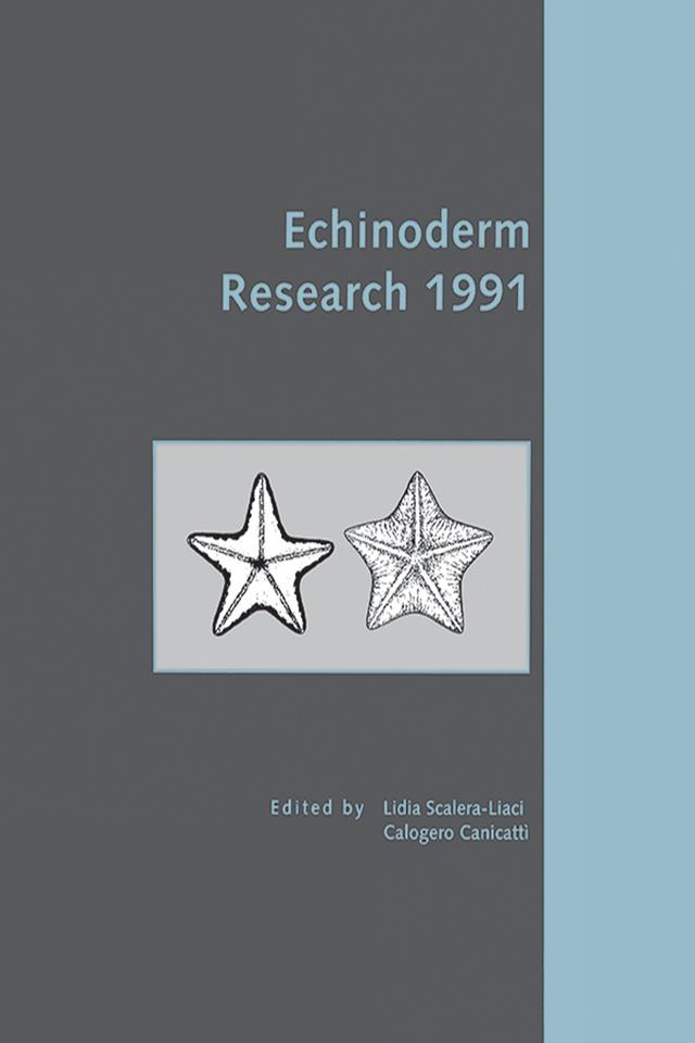 Echinoderm Research 1991 by L. Scalera-Liaci