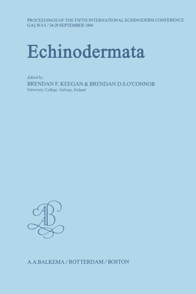 Echinodermata by Brendan D.S. O'Connor, Brendan F. Keegan
