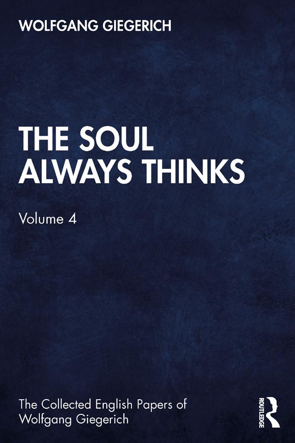 The Soul Always Thinks