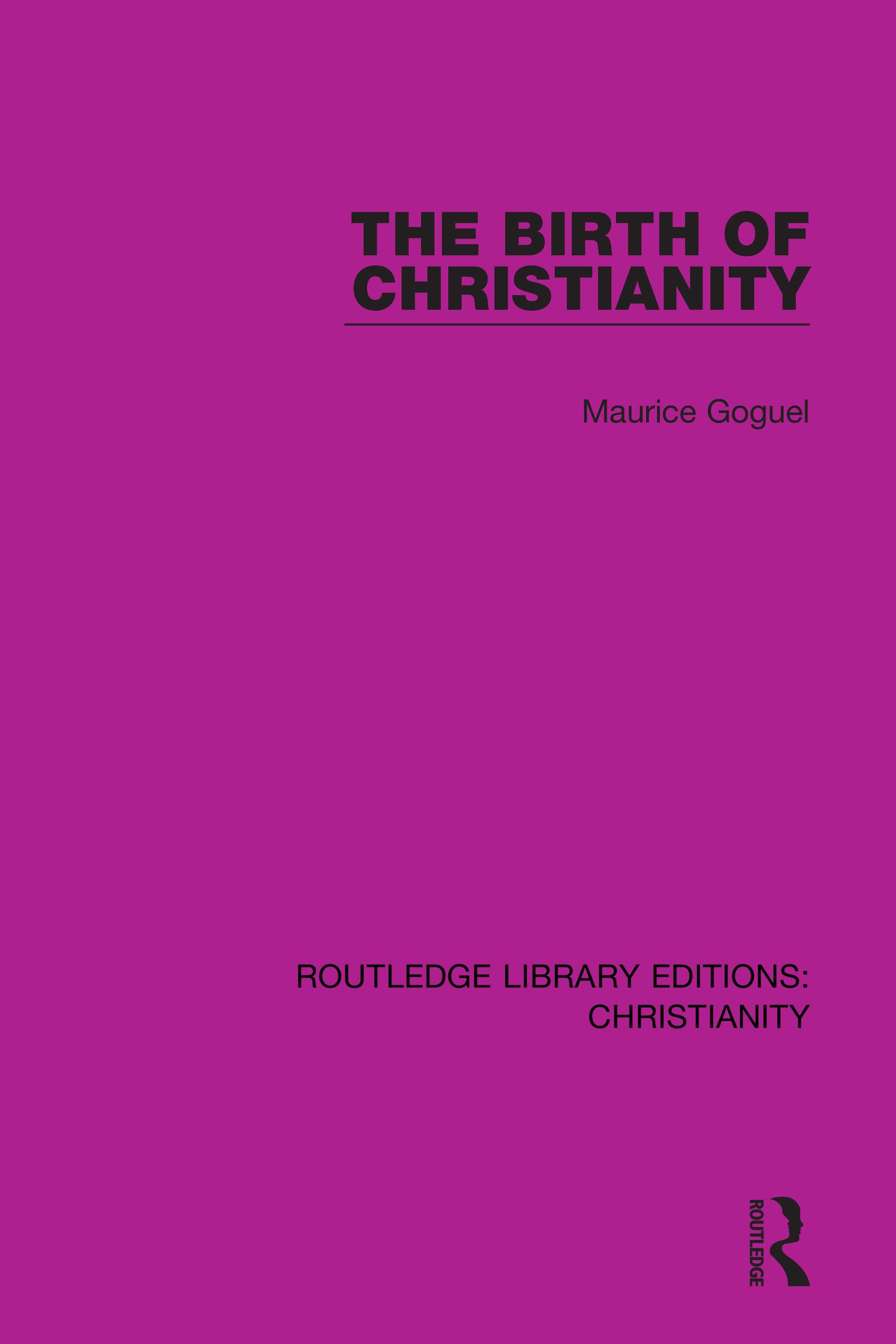 The Birth of Christianity