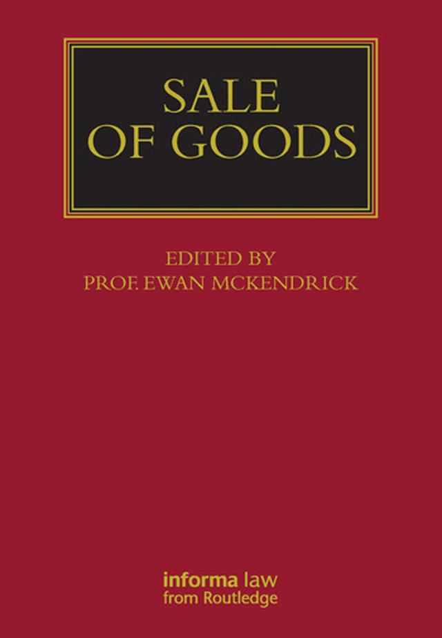 Sale of Goods by Ewan McKendrick