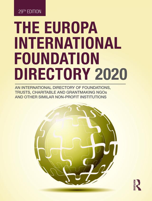 The Europa International Foundation Directory 2020 by Europa Publications