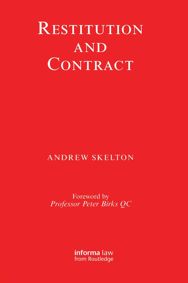 Restitution and Contract by Andrew Skelton