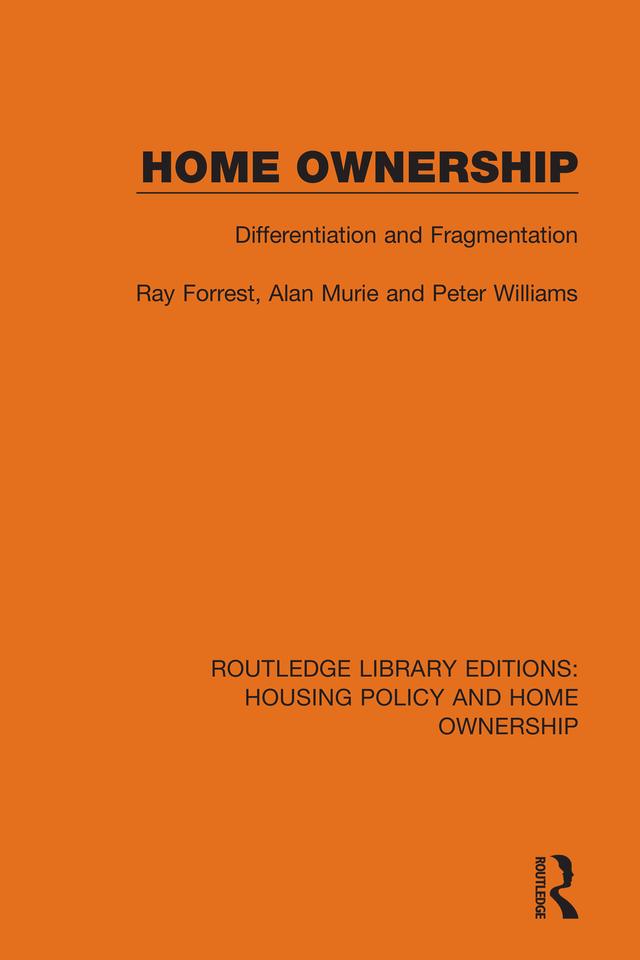 Home Ownership by Alan Murie, Peter Williams, Ray Forrest