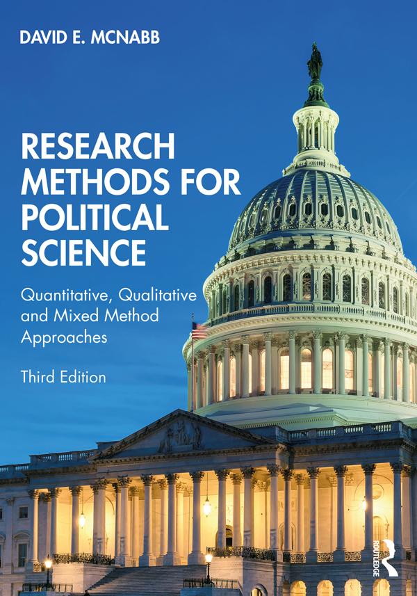 Research Methods for Political Science by David E. McNabb