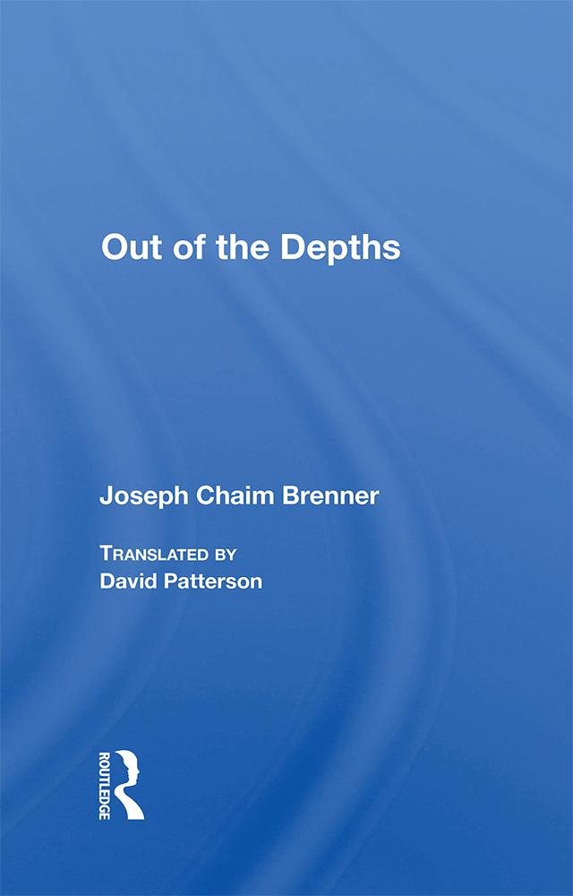 Out Of The Depths by David Patterson, Joseph Chaim Brenner