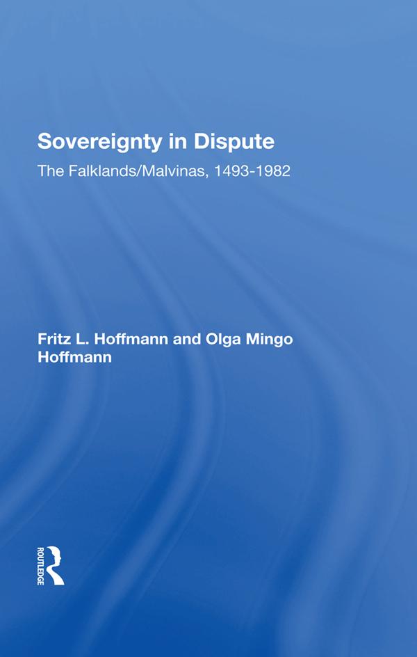 Sovereignty In Dispute by Fritz L. Hoffmann, Olga M Hoffmann