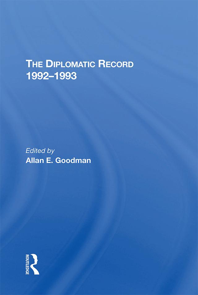 The Diplomatic Record 19921993