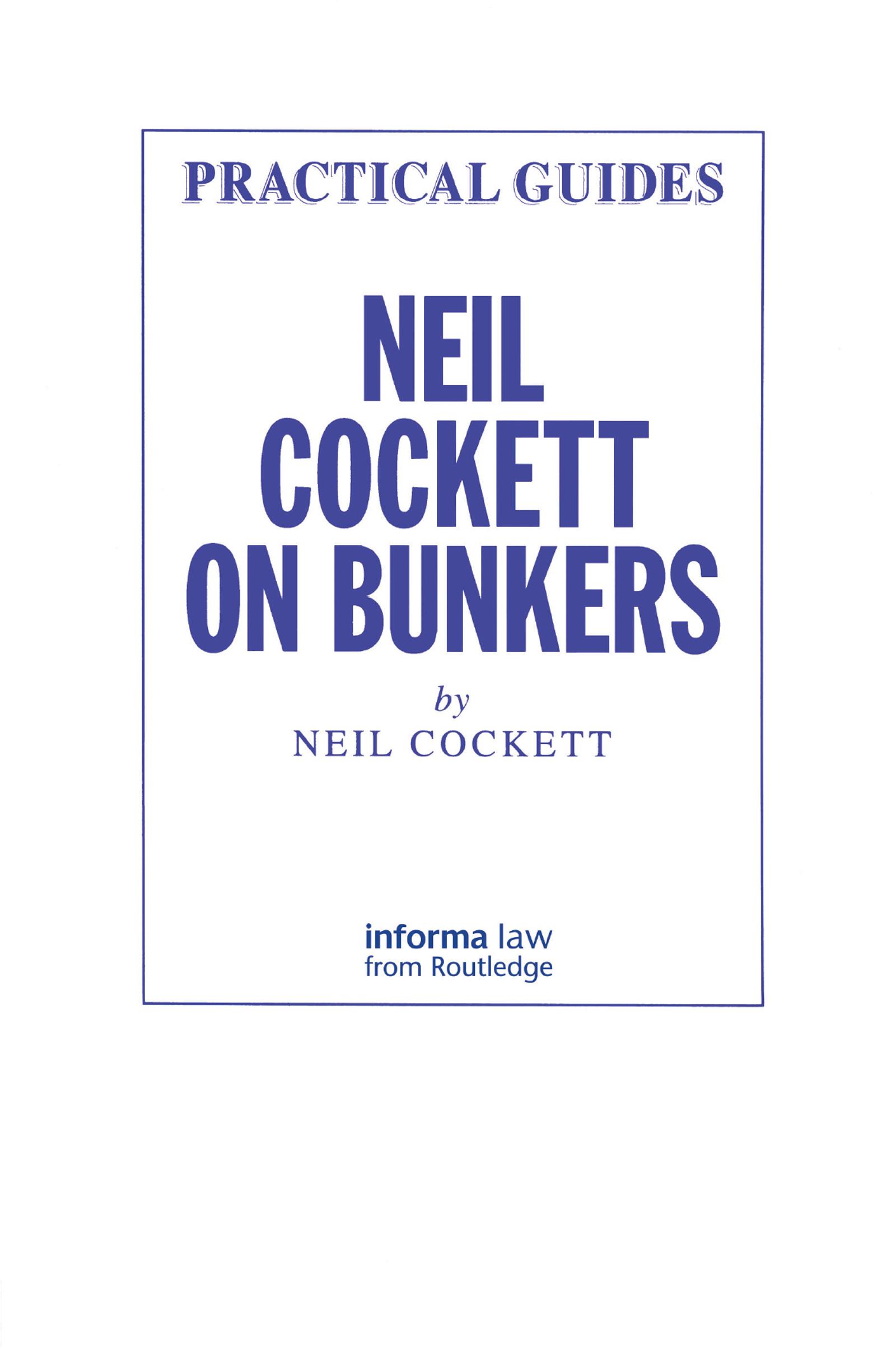 Neil Cockett on Bunkers