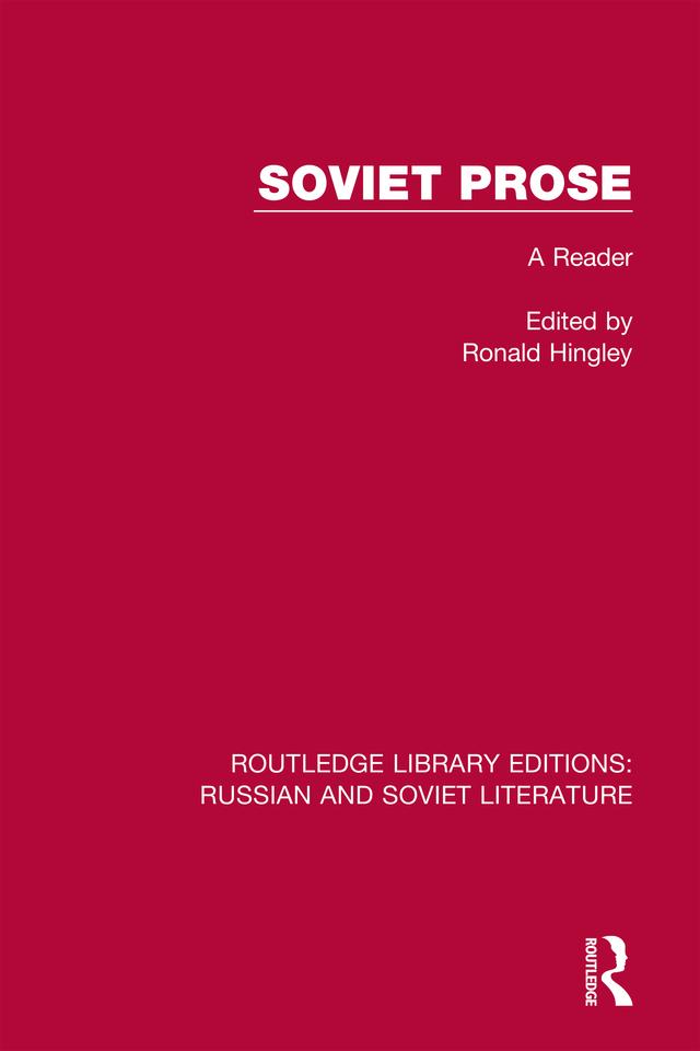 Soviet Prose by Ronald Hingley