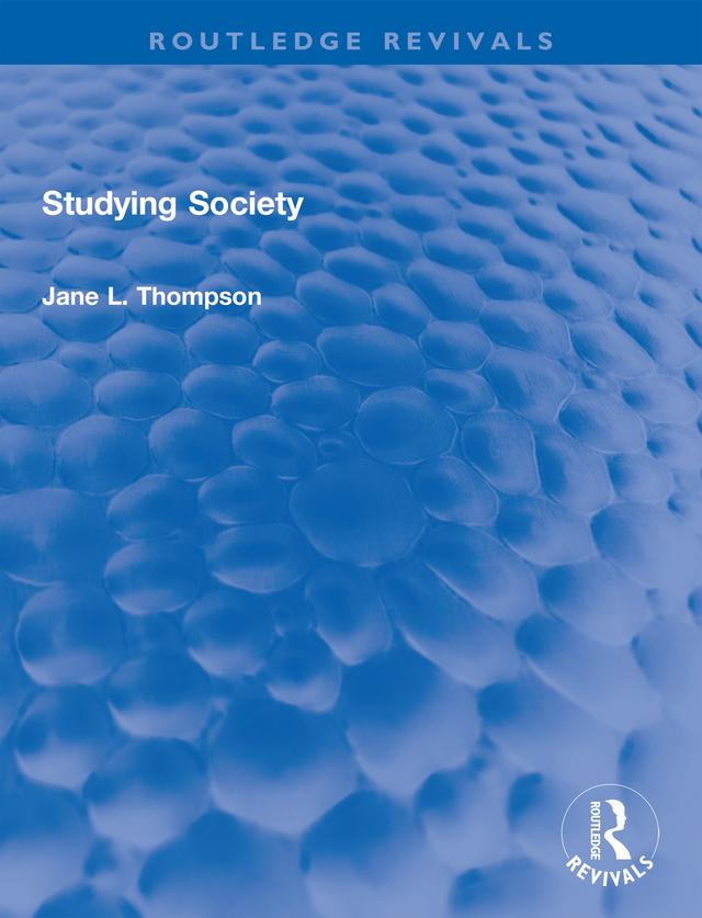Studying Society by Jane L. Thompson