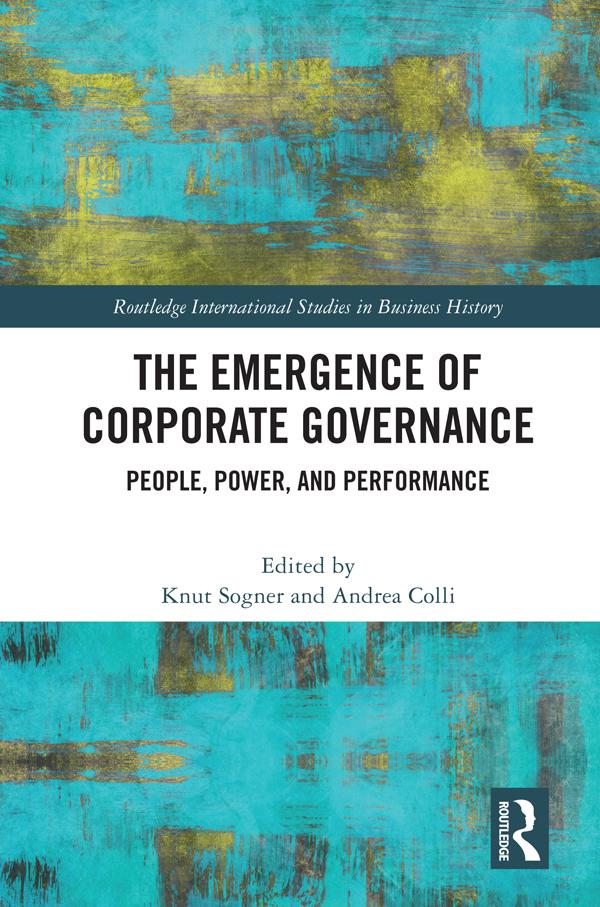 The Emergence of Corporate Governance by Andrea Colli, Knut Sogner